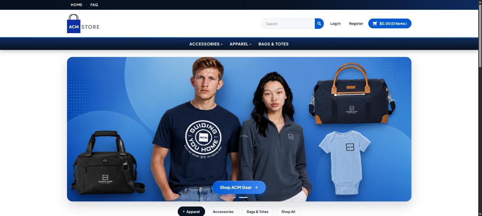 Atlantic Coast Mortgage company store homepage